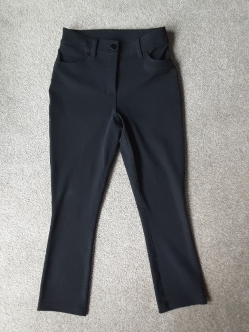 lululemon athletica Black Skinny Ankle-Lenth Ponte Pants